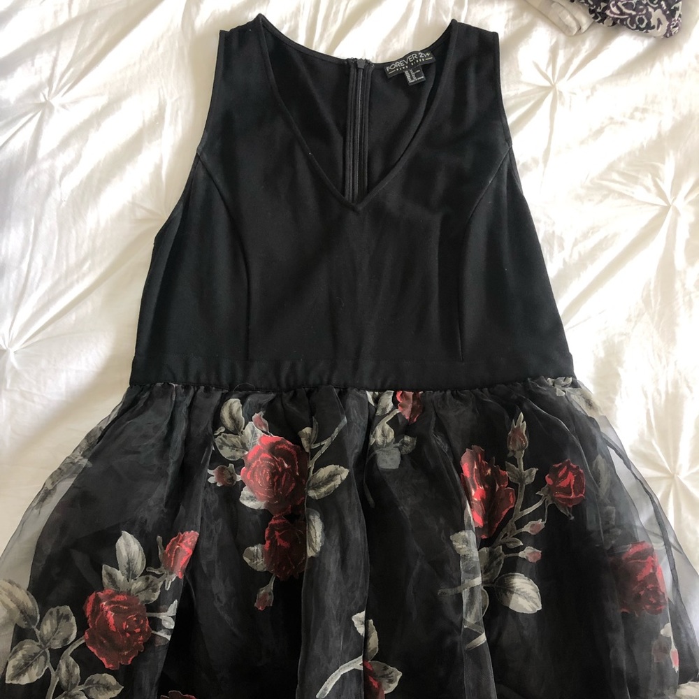 Black Rose Forever 21 dress